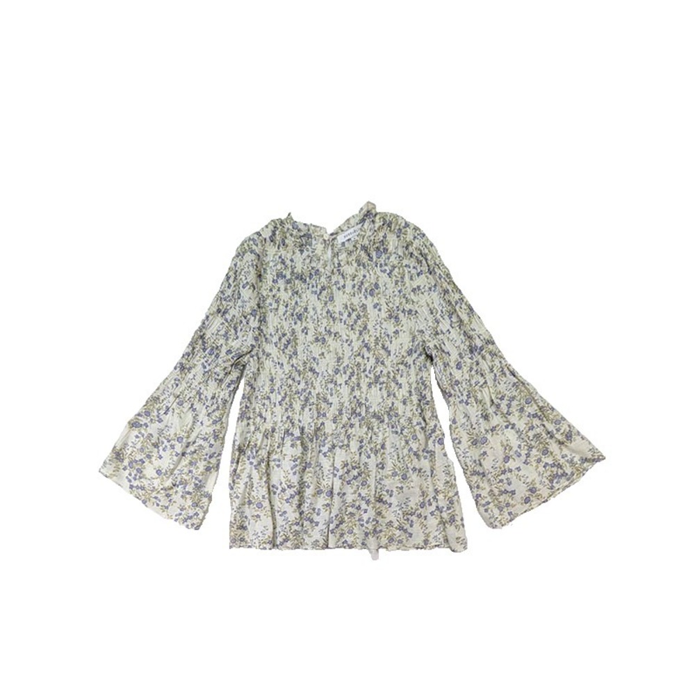 Rose+Olive Peasant Blouse Womens‎ M Floral Cottagecore Prairie Smocked Soft Girl